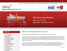 Tablet Screenshot of hydraulicmachines.com